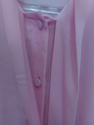 Blusa rosa a fiocco