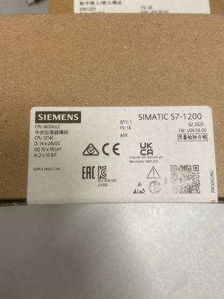 CPU Siemens S7-1200