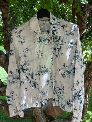 Camicia iBlues fiori blu/bianco Tg.M