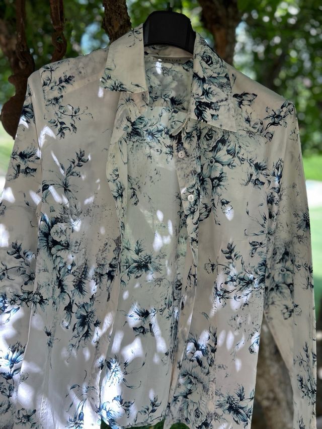 Camicia iBlues fiori blu/bianco Tg.M