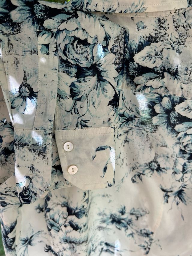 Camicia iBlues fiori blu/bianco Tg.M