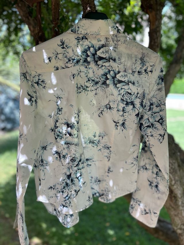 Camicia iBlues fiori blu/bianco Tg.M