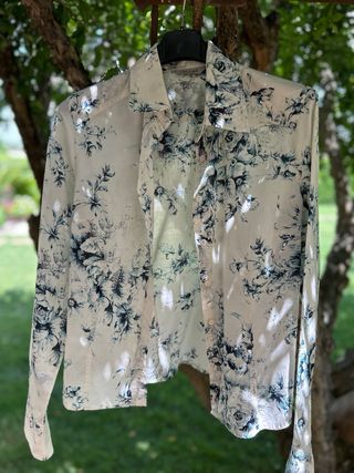 Camicia iBlues fiori blu/bianco Tg.M