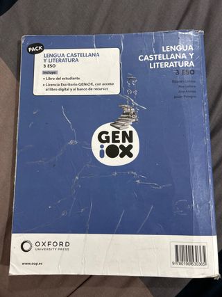 Lengua Castellana y Literatura 3º ESO. Libro de...