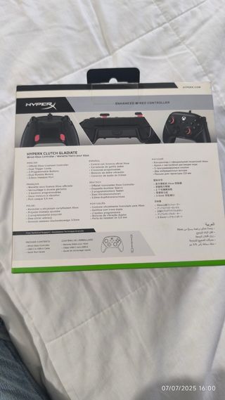 HyperX Clutch Gladiate - Mando XBOX