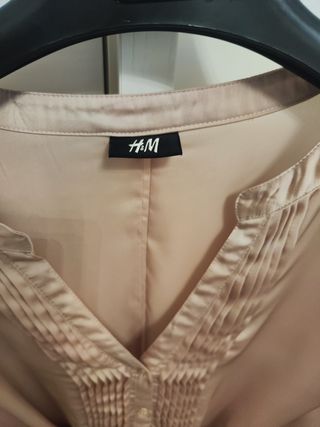 Vestito in seta rosa antico HeM tg M