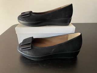 Ballerine nere con zeppa