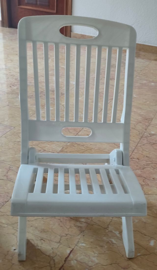 Silla plegable playa blanca