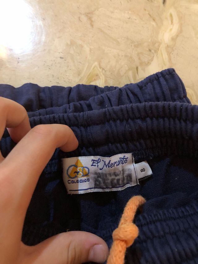 Pantalones Cortos GSD Colegio Talla 8 Chandal