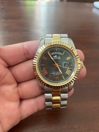 Reloj Lotus bicolor dorado plata
