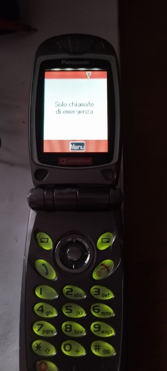2 Telefoni Panasonic GD87 - Argento