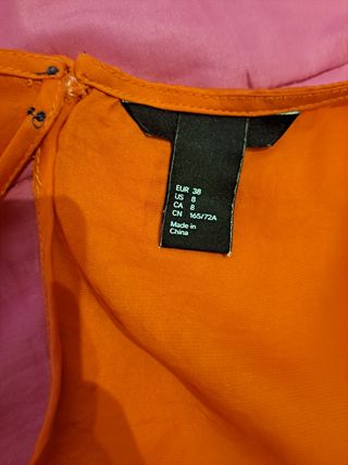 Mono corto.de  H&M naranja 