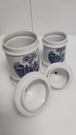 Tarros cerámica vintage  2uds