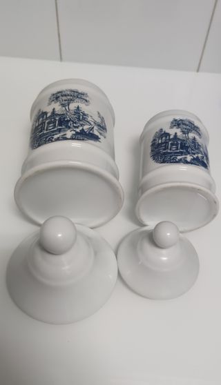 Tarros cerámica vintage  2uds