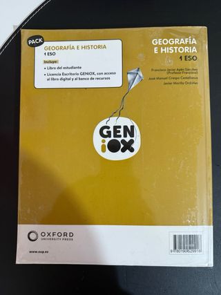 Libro de geografia e historia de 1 ESO