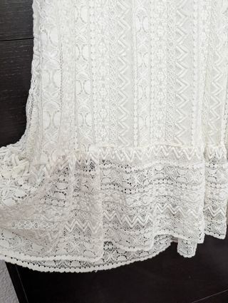Vestido blanco encaje