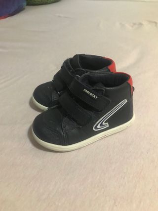 Zapatillas Pablosky niño - Azul marino y Rojo