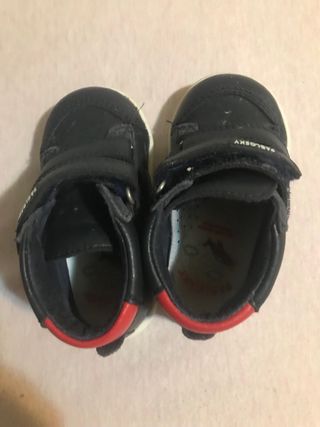 Zapatillas Pablosky niño - Azul marino y Rojo
