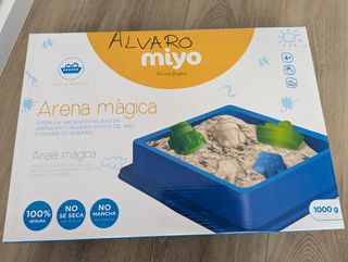 Arena cinética Miyo: juguetes playa