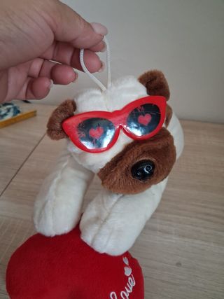 Peluche cane San Valentino