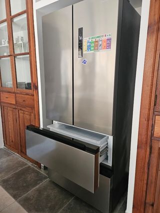 Nevera inox 2 puertas