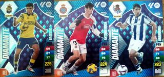 Adrenalyn XL Diamante: Bajcetic, Roca, Aramburu