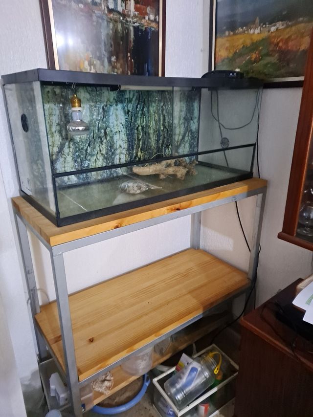 Terrario con mueble - 3 niveles