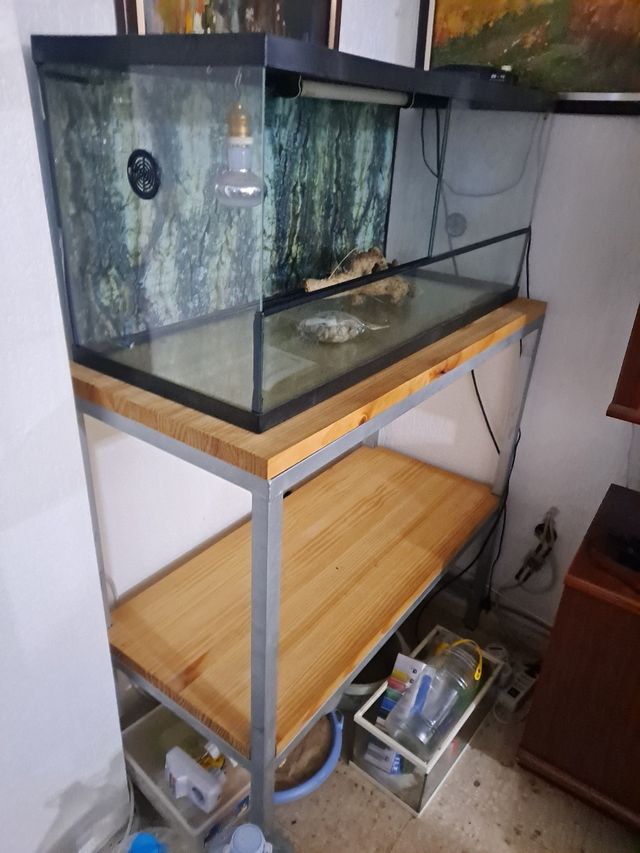 Terrario con mueble - 3 niveles