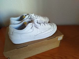 Zapatillas Nike Blazer blan locas mujer