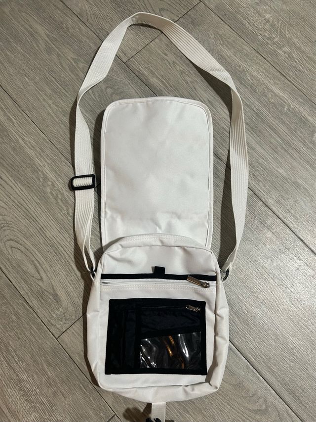 Bolso Reebok blanco bandolera