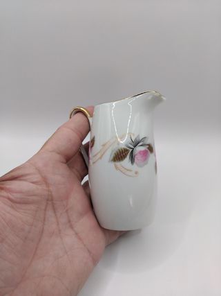 🇪🇦 Lechera porcelana vintage dorada