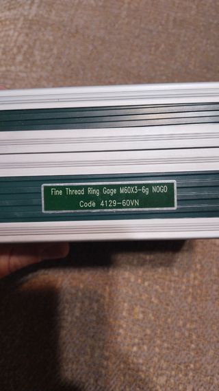 Calibre de anillo roscado M60x3-69 (negociable)