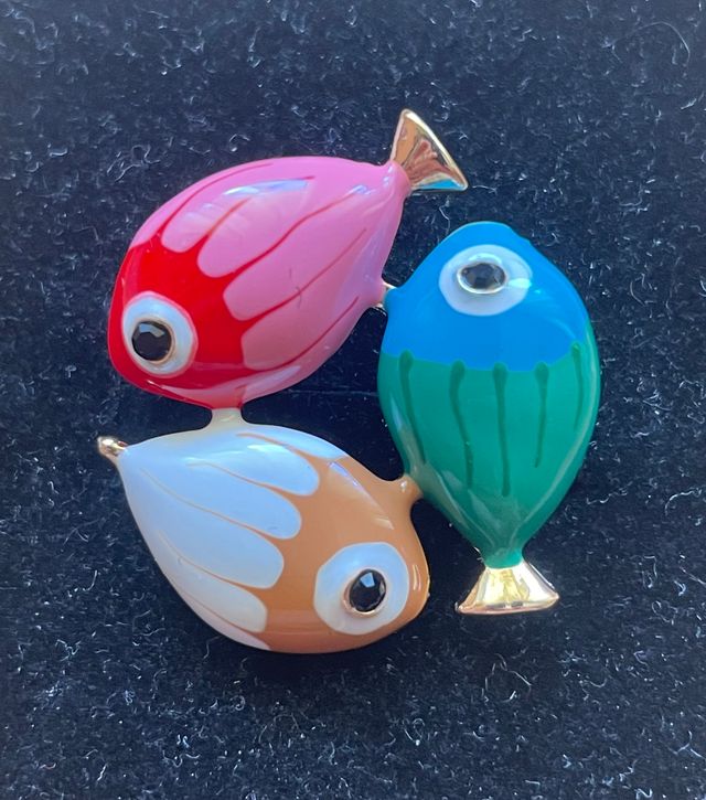 Broche 3 peces multicolor