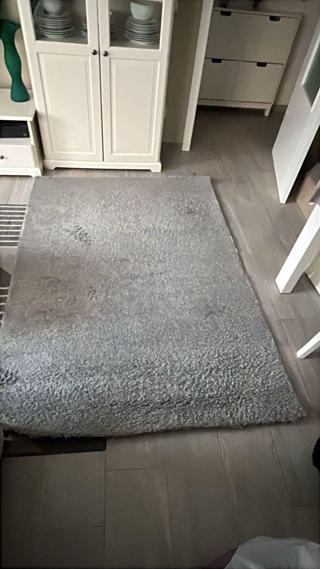 Alfombra gris THAIS 133x190cm