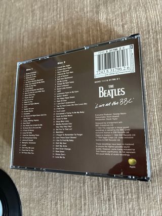 Lote The Beatles cartel + CD + posavasos
