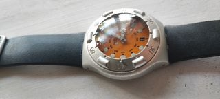 Swatch Skuba 200 vintage arancione