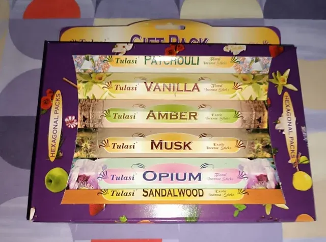Incenso Tulasi: 2 confezioni di incenso