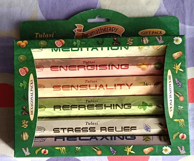 Incenso Tulasi: 2 confezioni di incenso