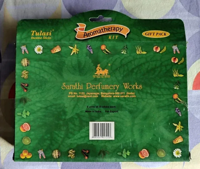 Incenso Tulasi: 2 confezioni di incenso