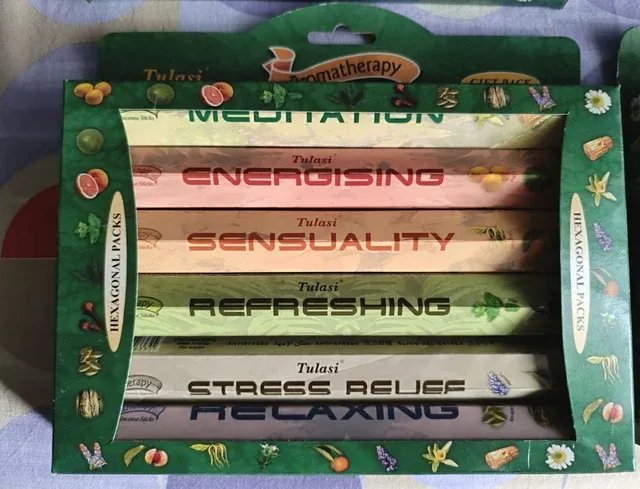 Incenso Tulasi: 2 confezioni di incenso