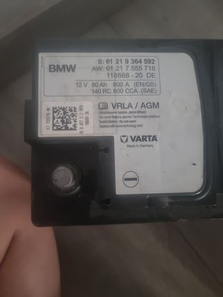 Batería Coche BMW VARTA - AGM 12V