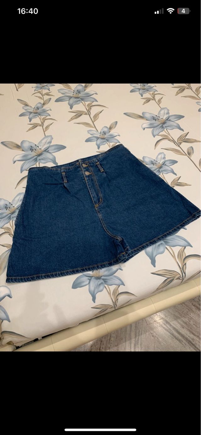 Shorts jeans blu