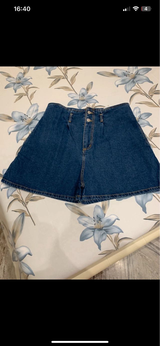 Shorts jeans blu