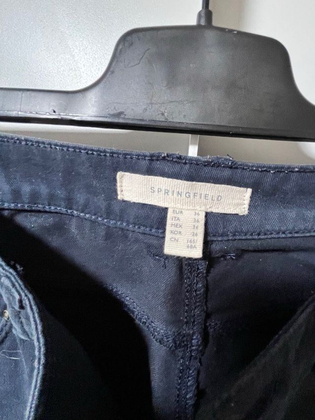 Pantalones Springfield azul marino talla S