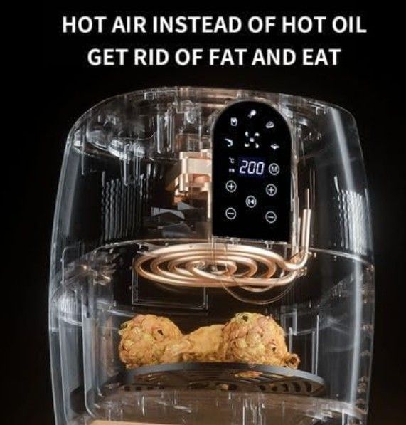 Freidora de Aire de 3.2L (NUEVA) al 70% Descuento