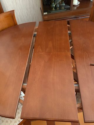 Mesa comedor extensible + 5 sillas