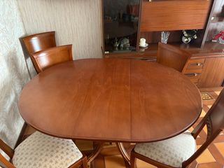 Mesa comedor extensible + 5 sillas