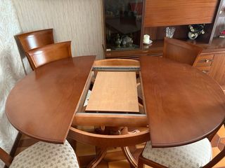 Mesa comedor extensible + 5 sillas