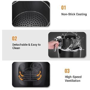 Freidora de Aire de 3.2L (NUEVA) al 70% Descuento