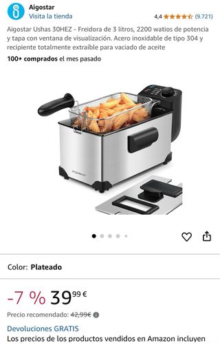 Freidora Aigostar - ushas